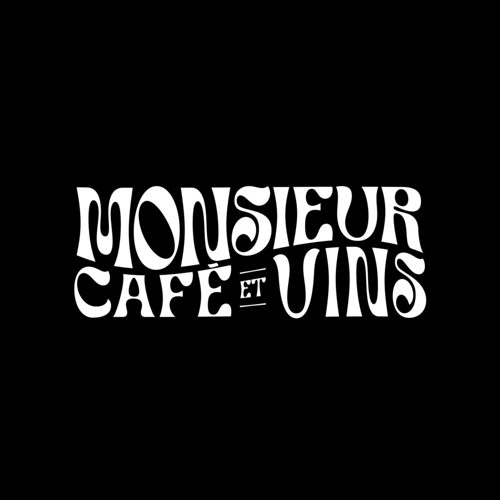 MONSIEUR LOGO WHITE